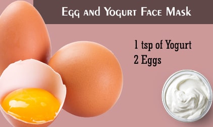 Egg and Yogurt Face Mask