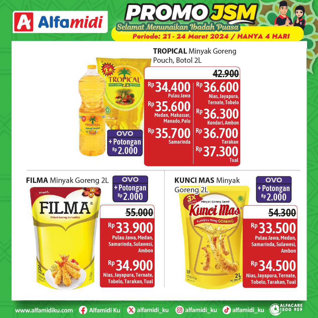 Katalog Promo JSM Alfamidi Weekend 21 - 24 Maret 2024