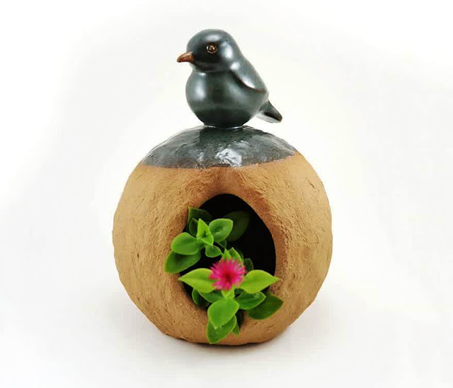 Cute ceramic planter