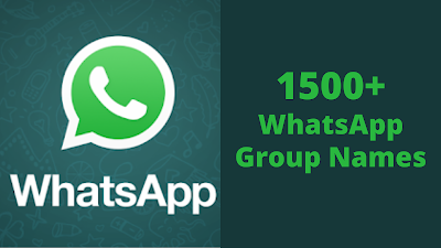 WhatsApp group names