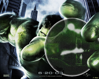 But back to Ang Lee and Hulk 2003 a fine bubbly print that made me love