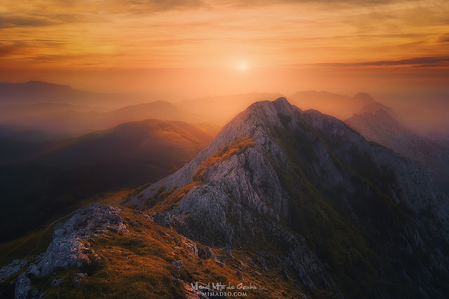 Atardecer desde el Anboto