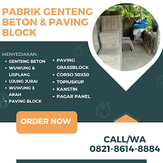 CALL/WA 0821-8614-8884, Harga Genteng Cor Terjangkau dan Kuat, Pengiriman Cepat ke Lamongan