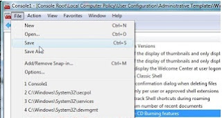 Mengaktifkan local group policy di windows vista