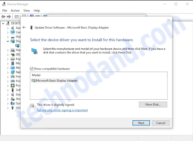 Cara Instal Driver VGA intel G41  di Windows 10