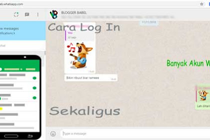 Cara Log In (Masuk) dan Menggunakan Beberapa Akun WhatsApp Sekaligus di Komputer 