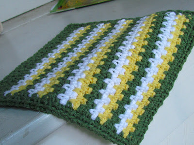 Cotton Crochet Dishcloths Free Pattern