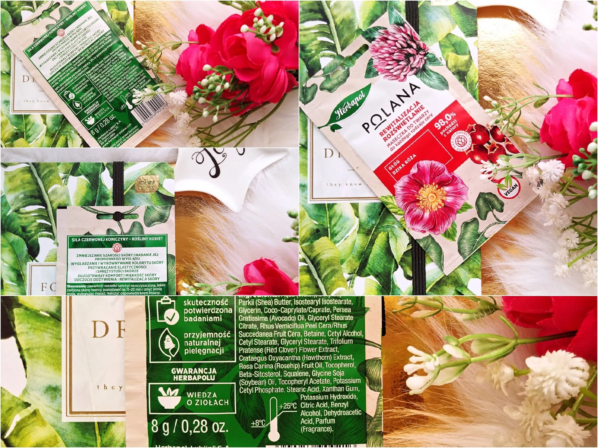 Herbapol polana maska rozświetlająca, Herbapol polana maska rozświetlająca róża&głóg blog kosmetyczny