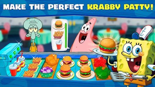 SpongeBob Krusty Cook-Off MOD APK Unlimited Coins Download