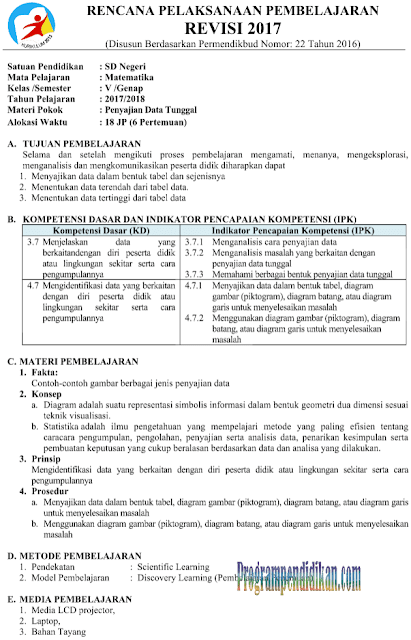 rpp matematika kelas 5