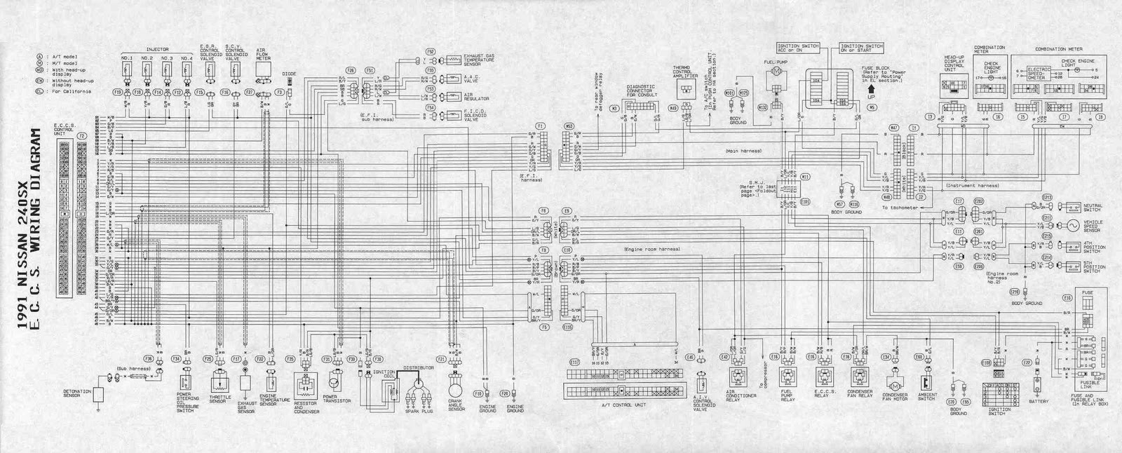 1990 Nissan 240sx fuel pump wiring diagram