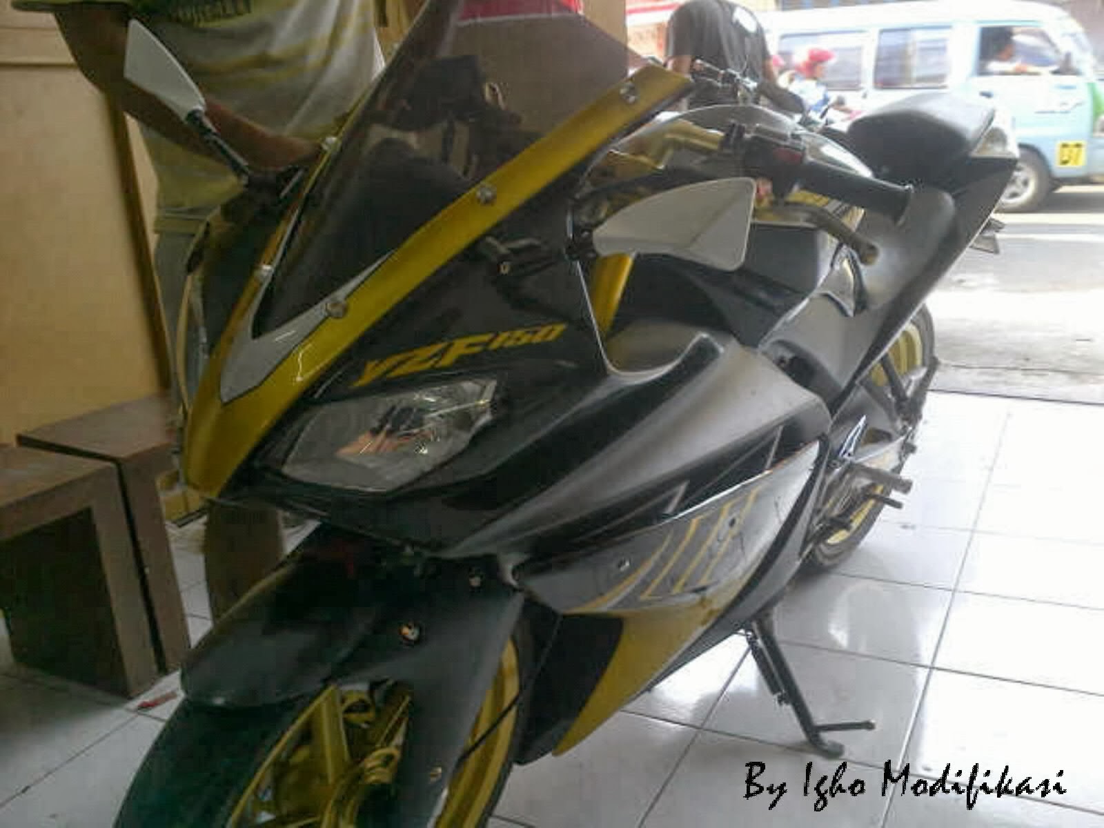 Modifikasi Vixion 2012 Fairing R15 Terkeren Sound Modif