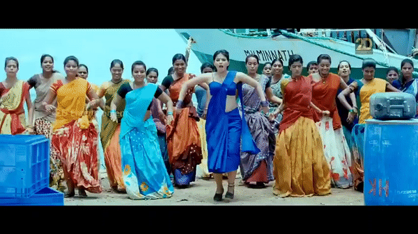 Anjali dances in Waale Waale song from the movie Singam 2