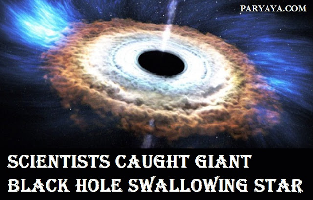  Giant Blackhole swallowing Star