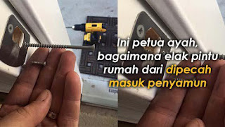 CARA UNTUK ELAK PINTU RUMAH DIPECAH OLEH PEROMPAK