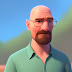 Walter White é imaginado como se fosse da Pixar