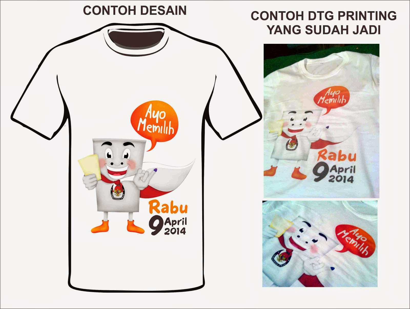 Terima Sablon  Kaos  Satuan DTG Printing Cecep HM