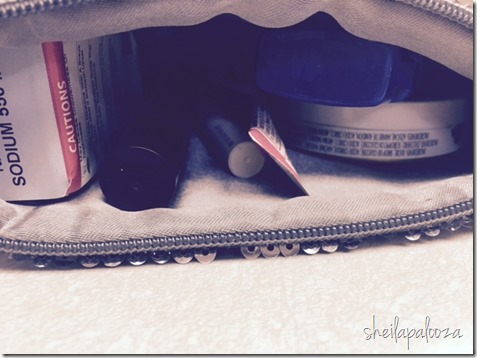 inside my sparkle bag