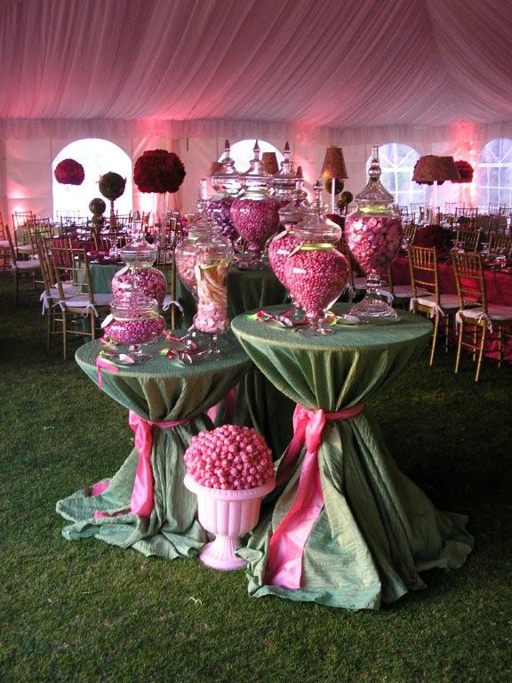 Wedding Reception Candy Table