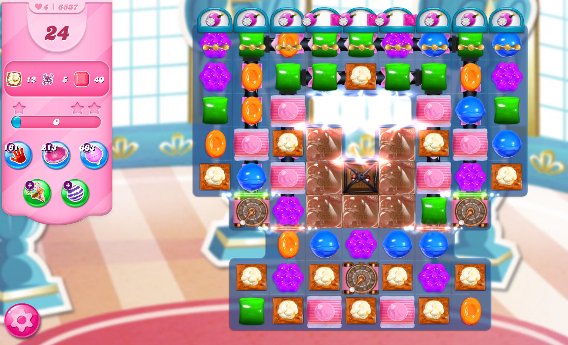 Candy Crush Saga level 6837