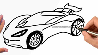 [30+] Sports Race Car Pencil Drawings and Sketches