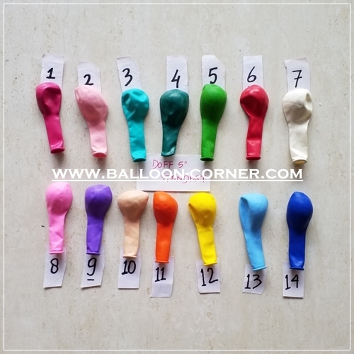 Balon Latex Doff 5 Inch