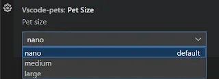extensions vscode pets pet size