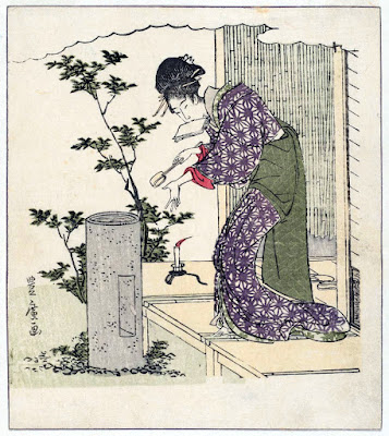 Ukiyo-e. Träsnitt. Utagawa Toyohiro.