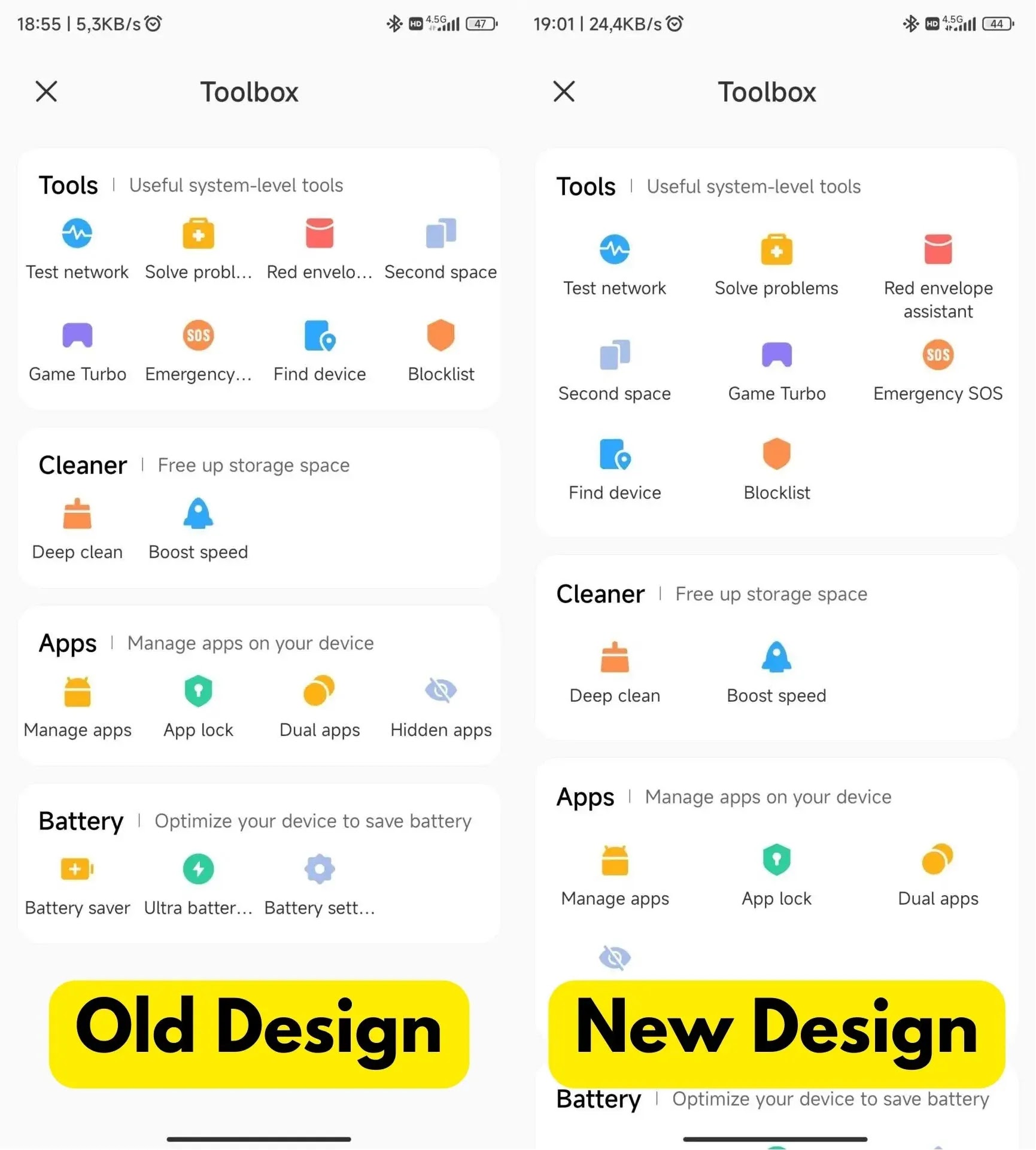 MIUI Security app gets redesigned Look