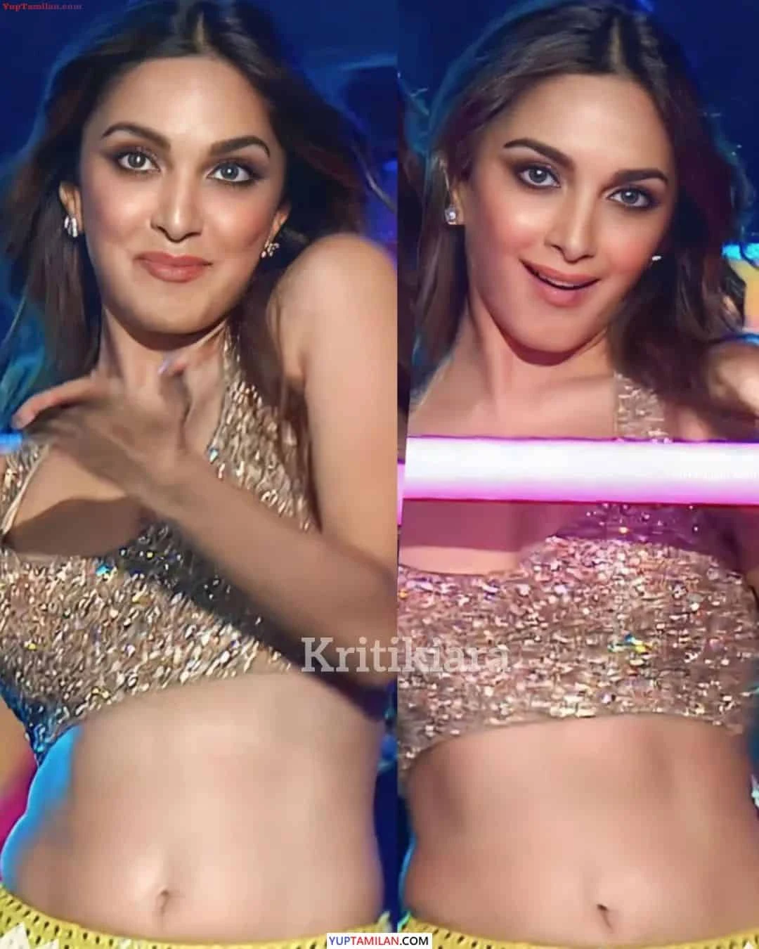 Kiara Advani Hot Navel Show - Sexy Abs Pics