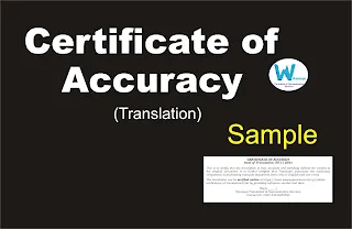 Certificate of Accuracy Translation sample Certificate of Accuracy Translation sample