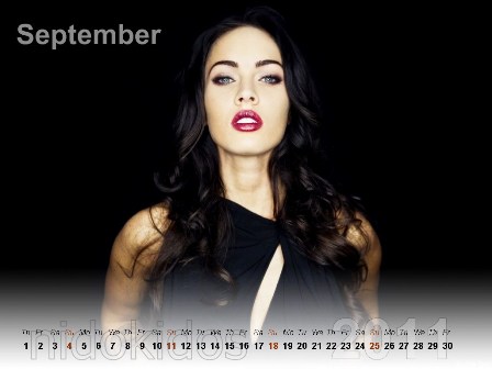 Megan Fox Desktop Calendar 2011 Free New Year 2011 Calendar 