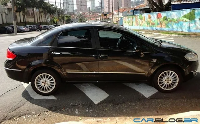 Fiat Linea Absolute Dualogic 2010 - preto