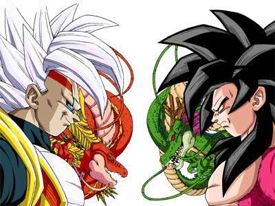 goku and vegeta. dragon ball af vegeta.