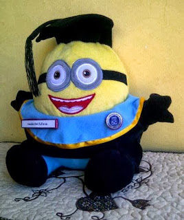 boneka wisuda minion, boneka wisuda murah