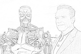 Terminator coloring pages coloring.filminspector.com