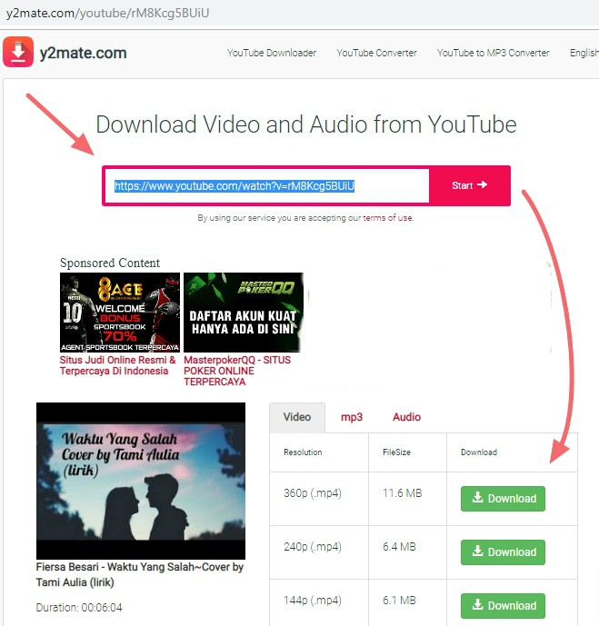  Cara  Mendownload  Video di  Laptop  YouTube 