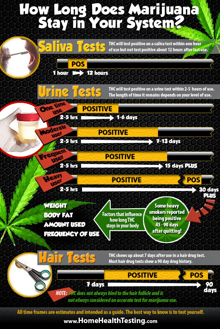 the Quit smoking marijuana infographic