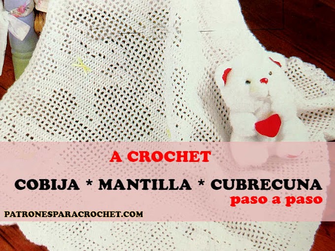 Esquemas De Ganchillo Para Hacer Mantas / Mantas En Crochet