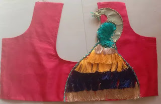 How to make  peacock blouse design