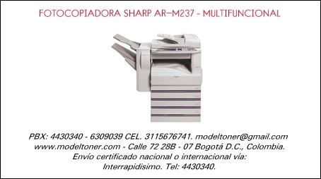 FOTOCOPIADORA SHARP AR-M237 – MULTIFUNCIONAL