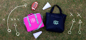 monogrammed coolers for your tailgating party