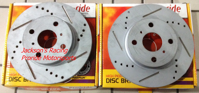 Pro-ride Motorsports: Proride Cross-Drilled & Slotted Disc 