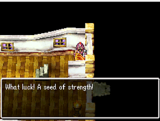 Ragnar discovers a Seed of Strength in a home in Burland, a castle town in Dragon Quest IV.