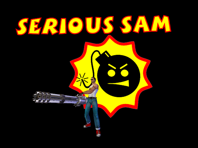 Serious Sam the first encounter title screen logo