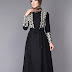Contoh Baju Gamis Kombinasi Warna
