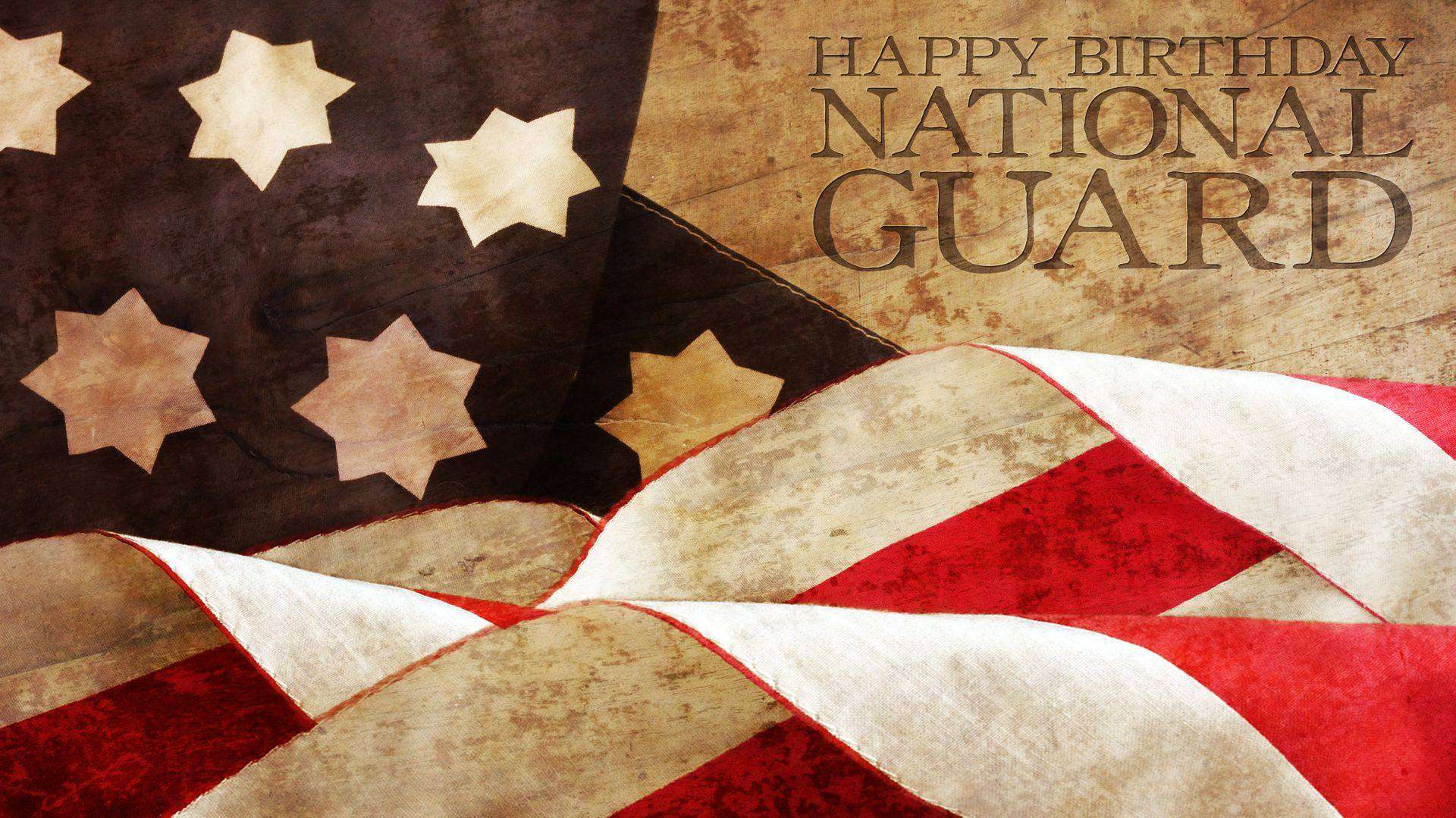 U.S. National Guard Birthday Wishes Beautiful Image