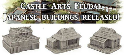 Feudal Japanese Buildings from Pendraken Miniatures