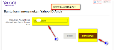 cara memulihkan email yahoo karena lupa