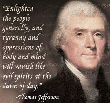 Image result for jefferson on educated citizenry